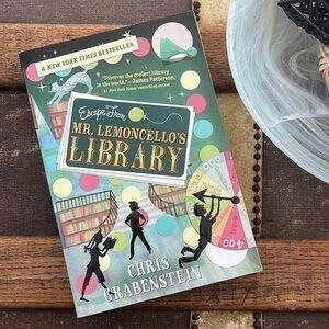$5 DEAL Tween Kids Fiction Chapter Book Escape Lemoncello’s Library Paperback